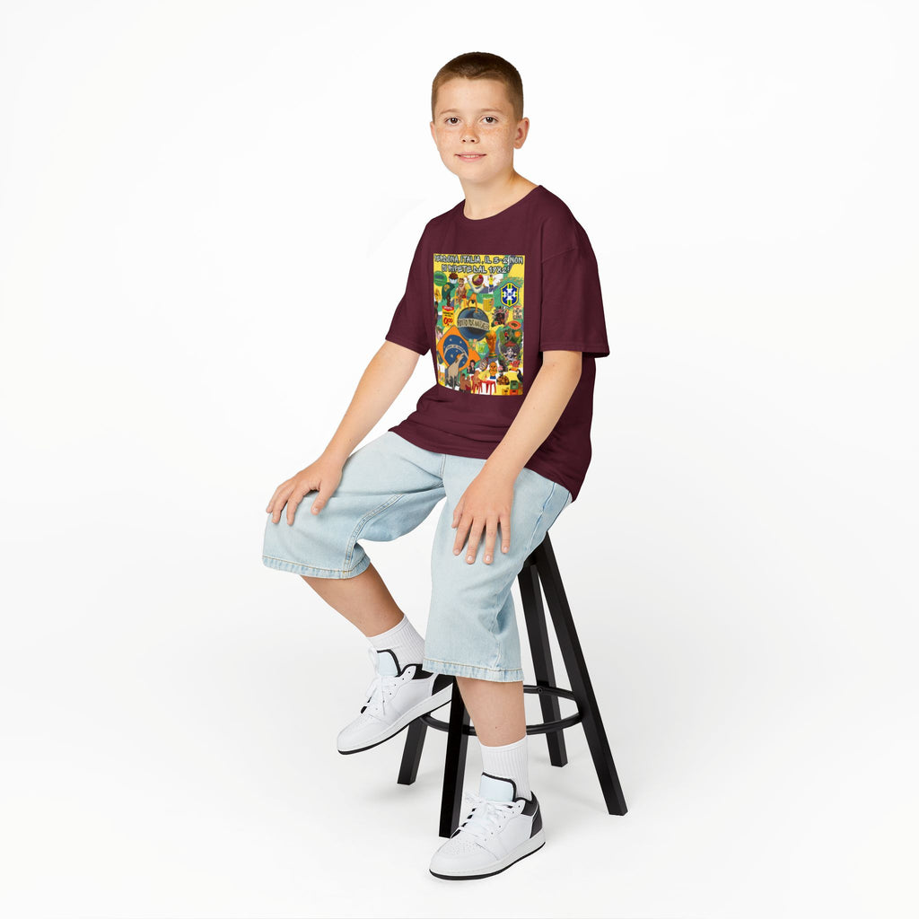 Unisex Kids 100% Algodão | Brasil x Itália