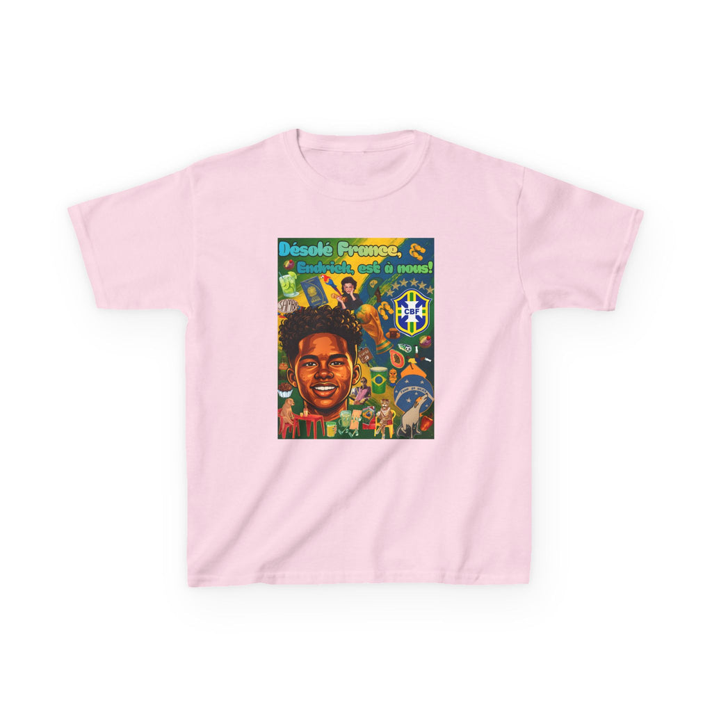 Unisex Kids 100% Algodão | Brasil x França