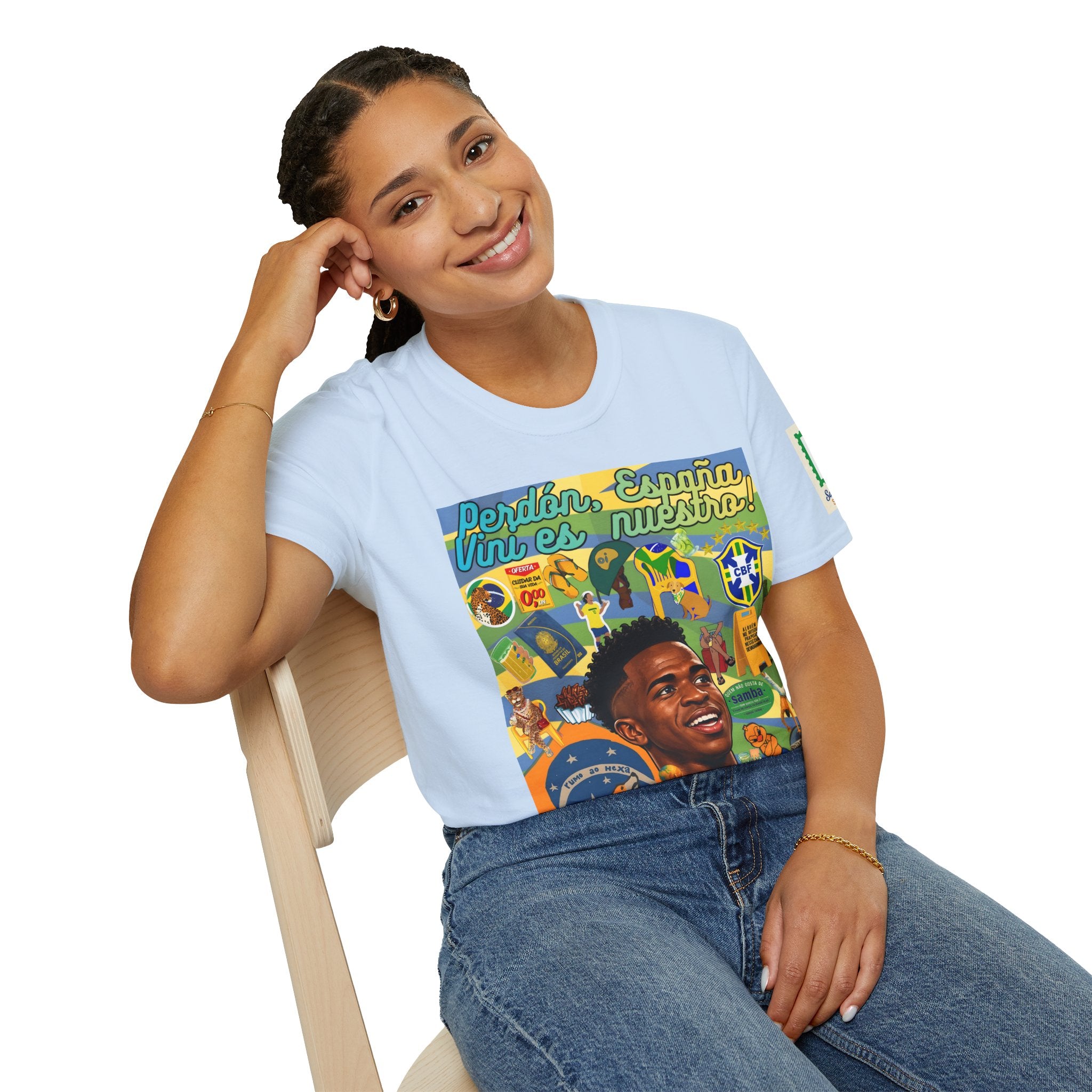 Unisex Graphic T-Shirt | Brasil x Espanha