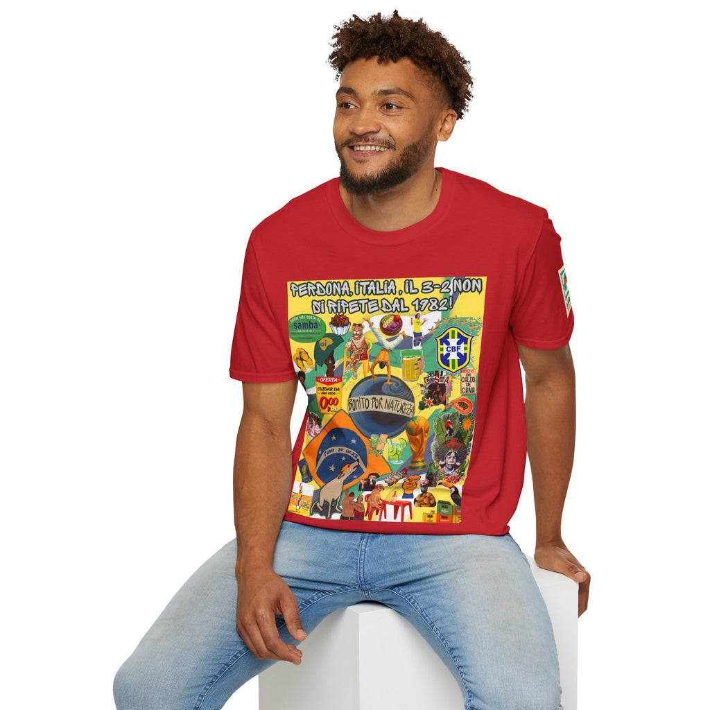 Unisex Graphic T-Shirt | Brasil x Itália
