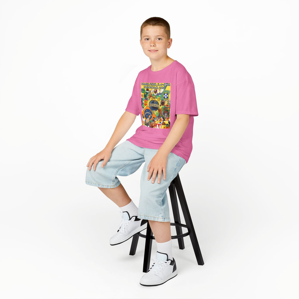 Unisex Kids 100% Algodão | Brasil x Itália