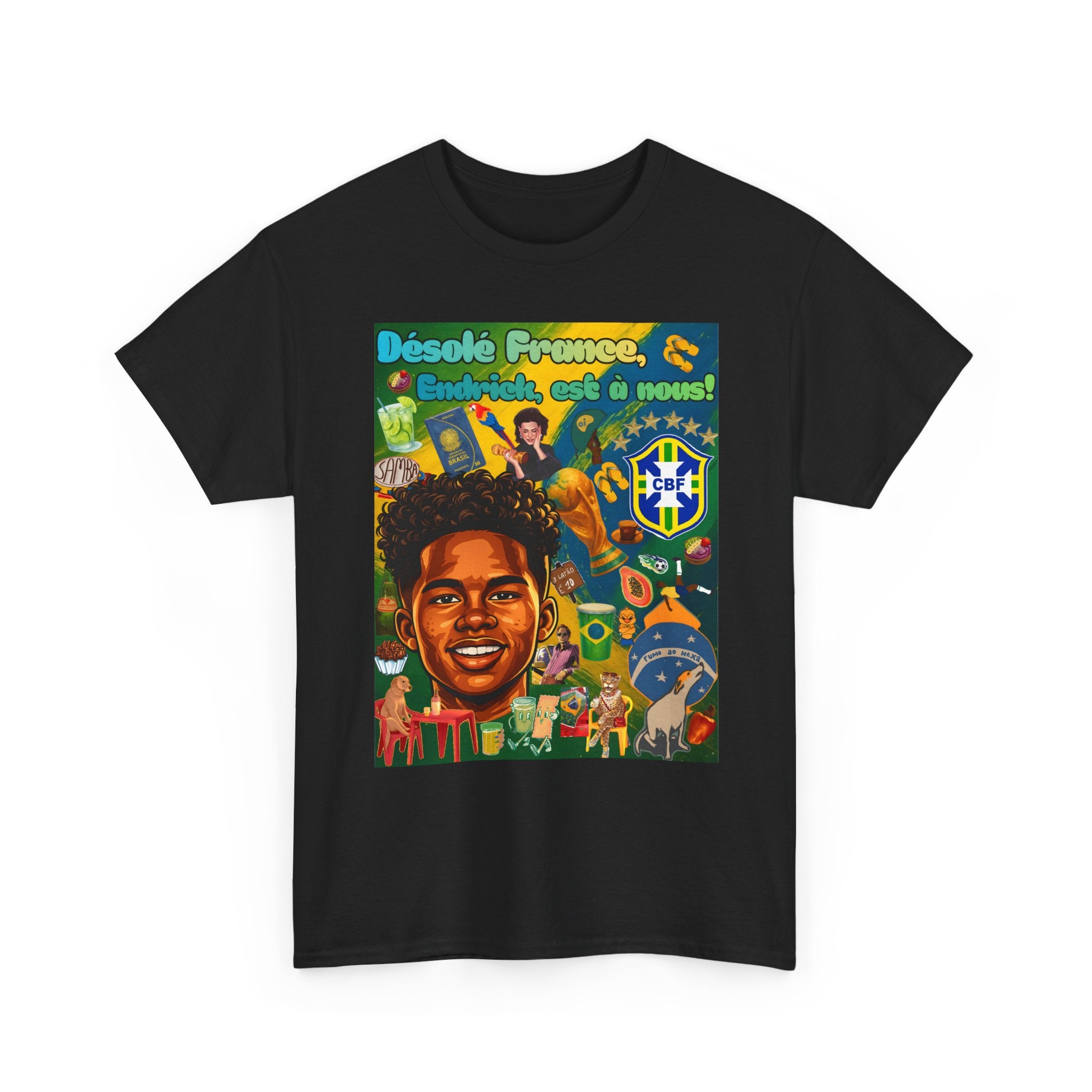 Unisex 100% Algodão OEKO-TEX®  | Brasil x França