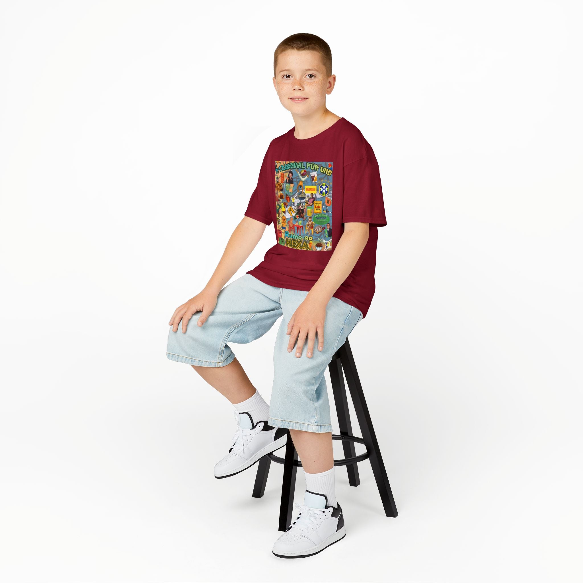 Unisex Kids 100% Algodão | Brasil x Alemanha