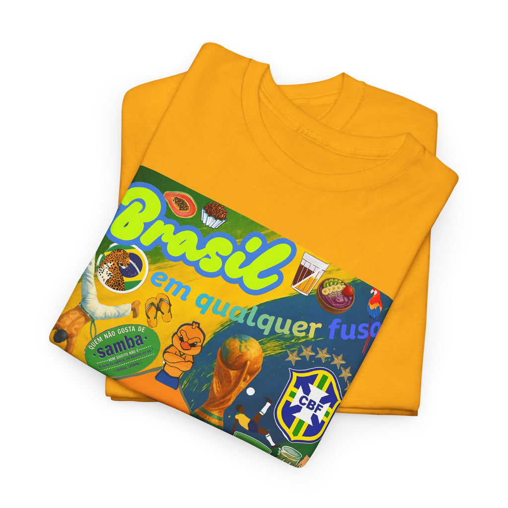 Unisex 100% Algodão OEKO-TEX®  | Brasil em qualquer fuso!