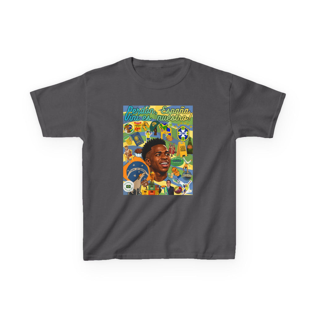 Unisex Kids 100% Algodão | Brasil x Espanha