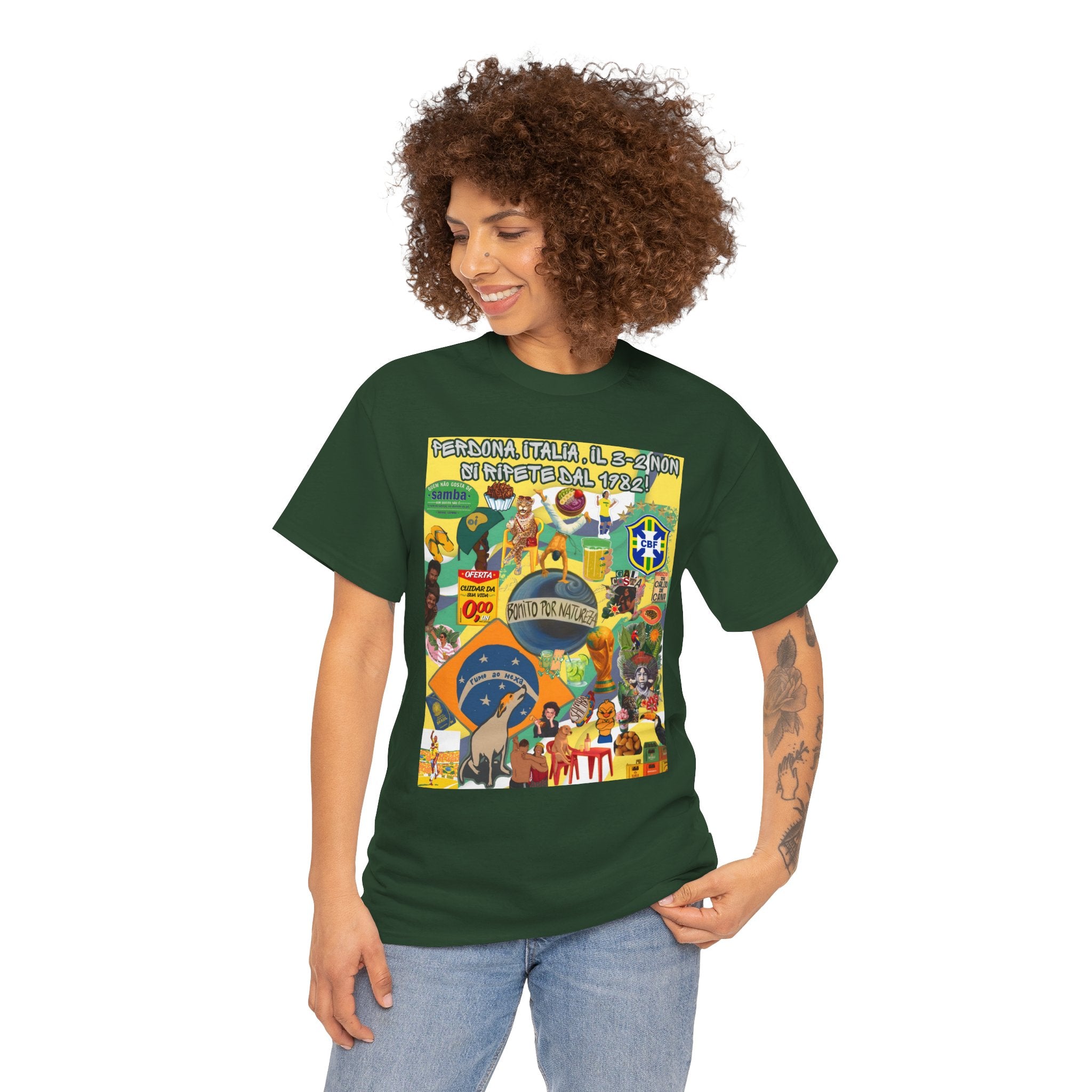 Unisex 100% Algodão OEKO-TEX® | Brasil x Itália