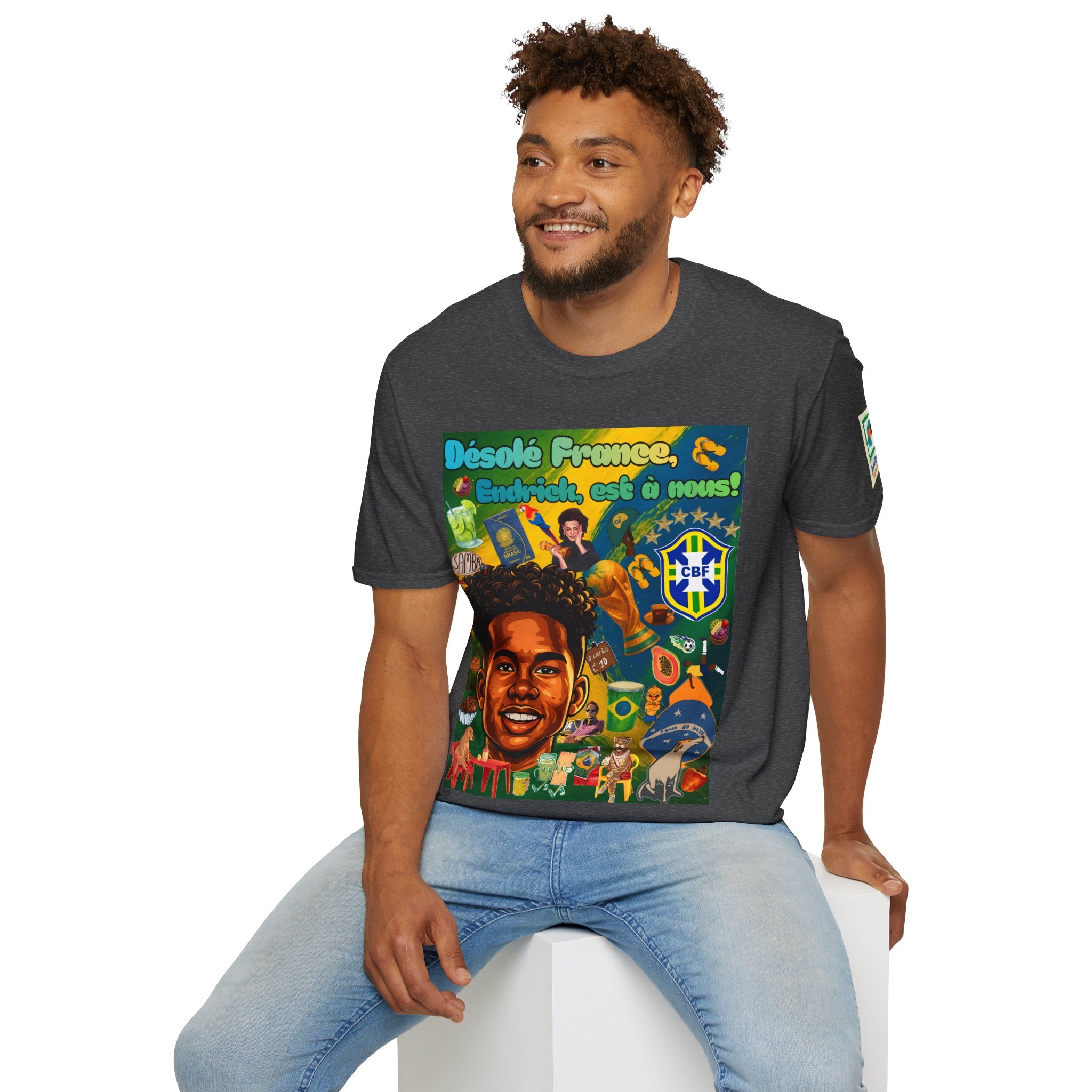 Unisex Graphic T-Shirt | Brasil x França