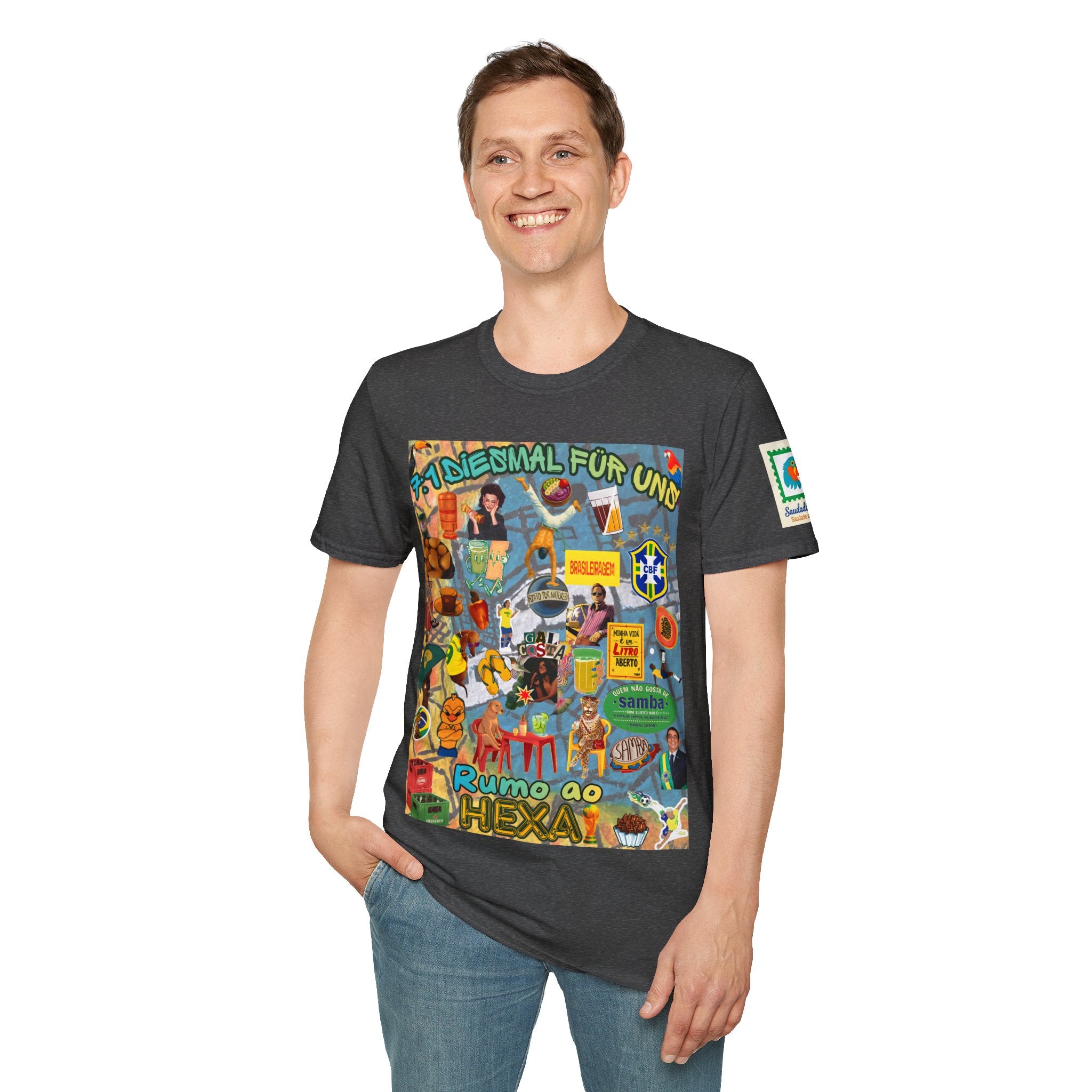 Unisex Graphic T-Shirt | Brasil x Alemanha