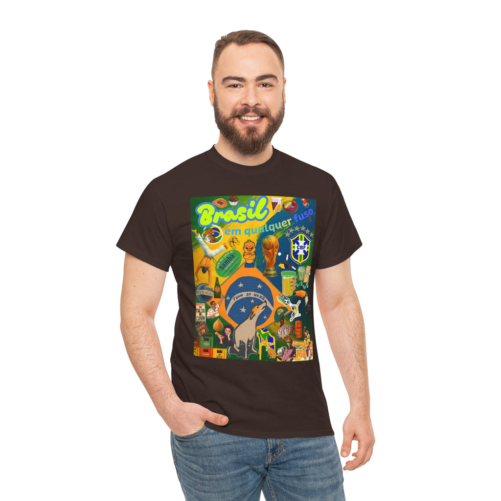 Unisex 100% Algodão OEKO-TEX®  | Brasil em qualquer fuso!