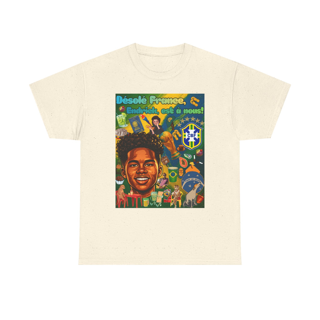 Unisex 100% Algodão OEKO-TEX®  | Brasil x França