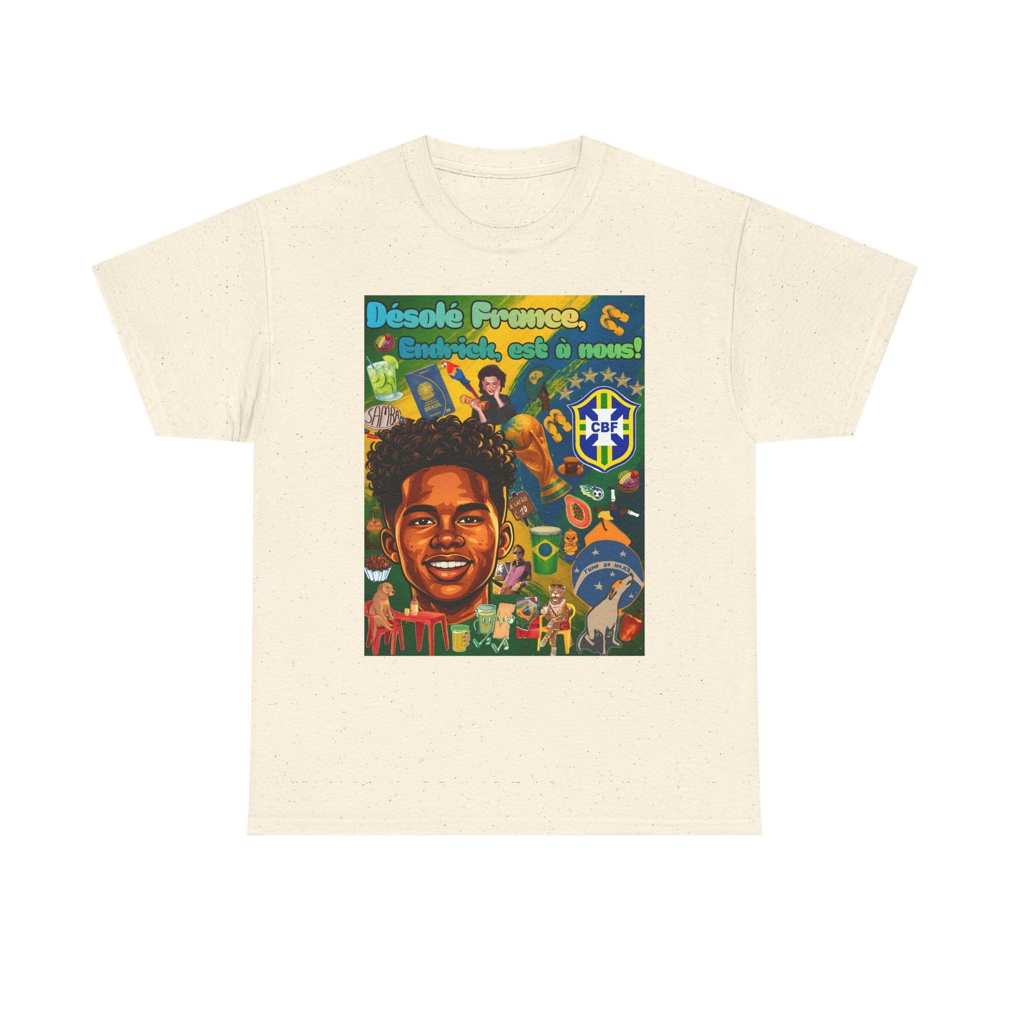 Unisex 100% Algodão OEKO-TEX®  | Brasil x França