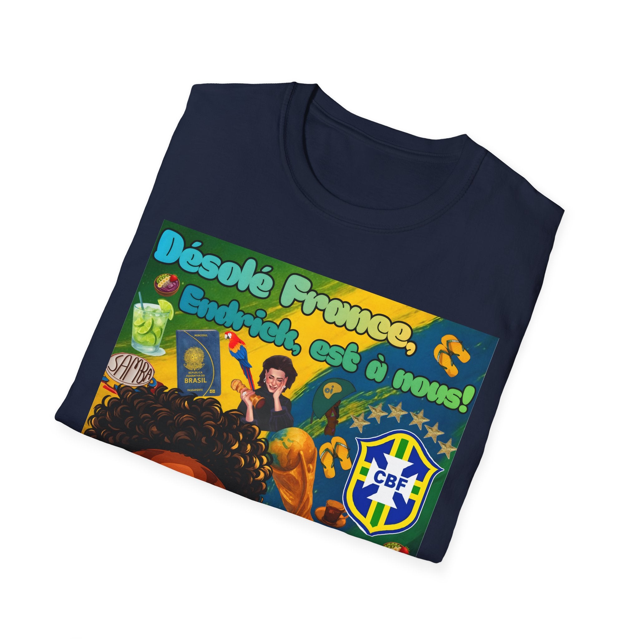 Unisex Graphic T-Shirt | Brasil x França