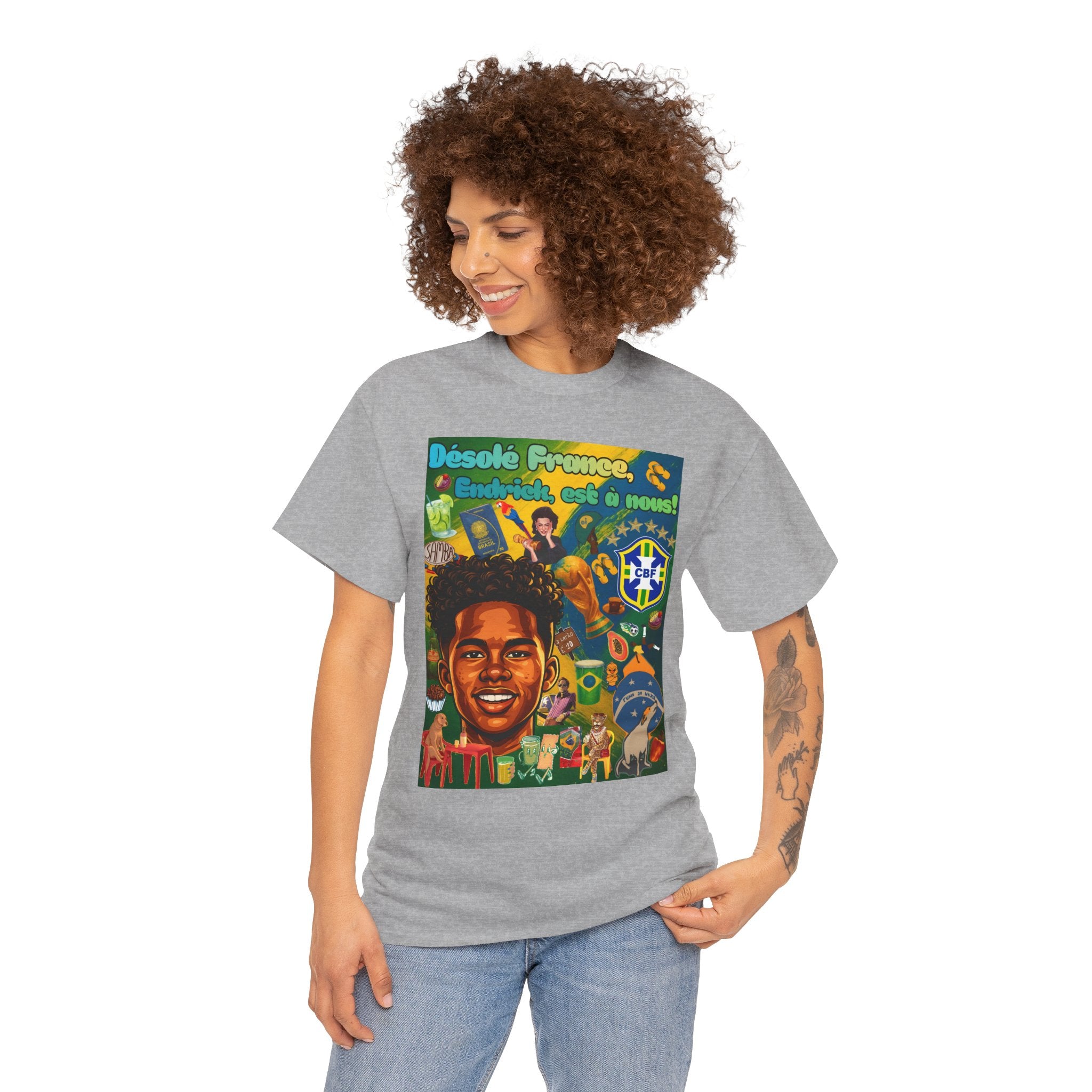 Unisex 100% Algodão OEKO-TEX®  | Brasil x Alemanha