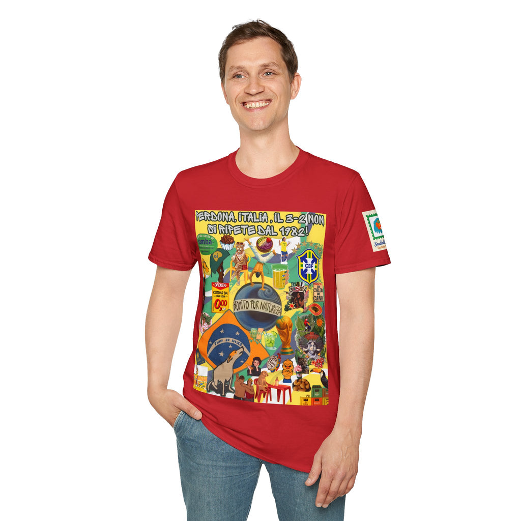 Unisex Graphic T-Shirt | Brasil x Itália