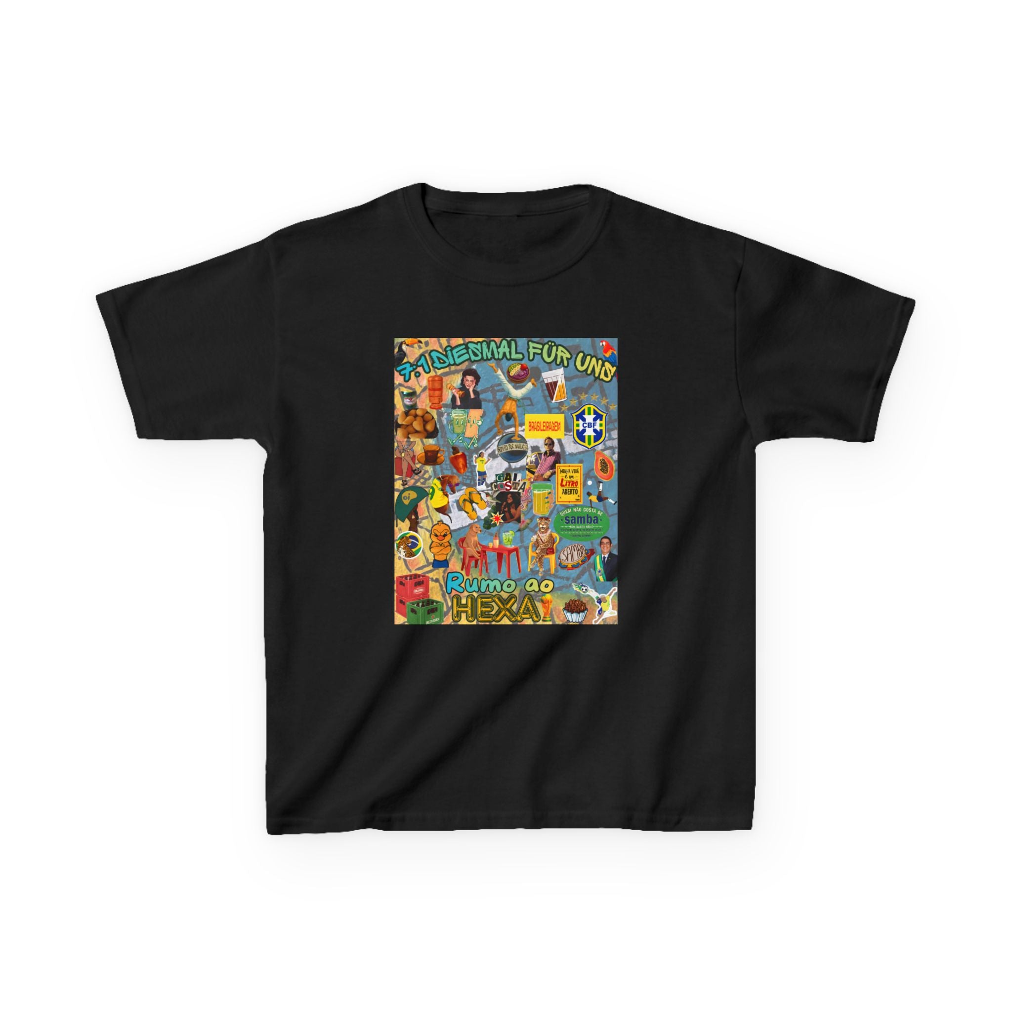 Unisex Kids 100% Algodão | Brasil x Alemanha