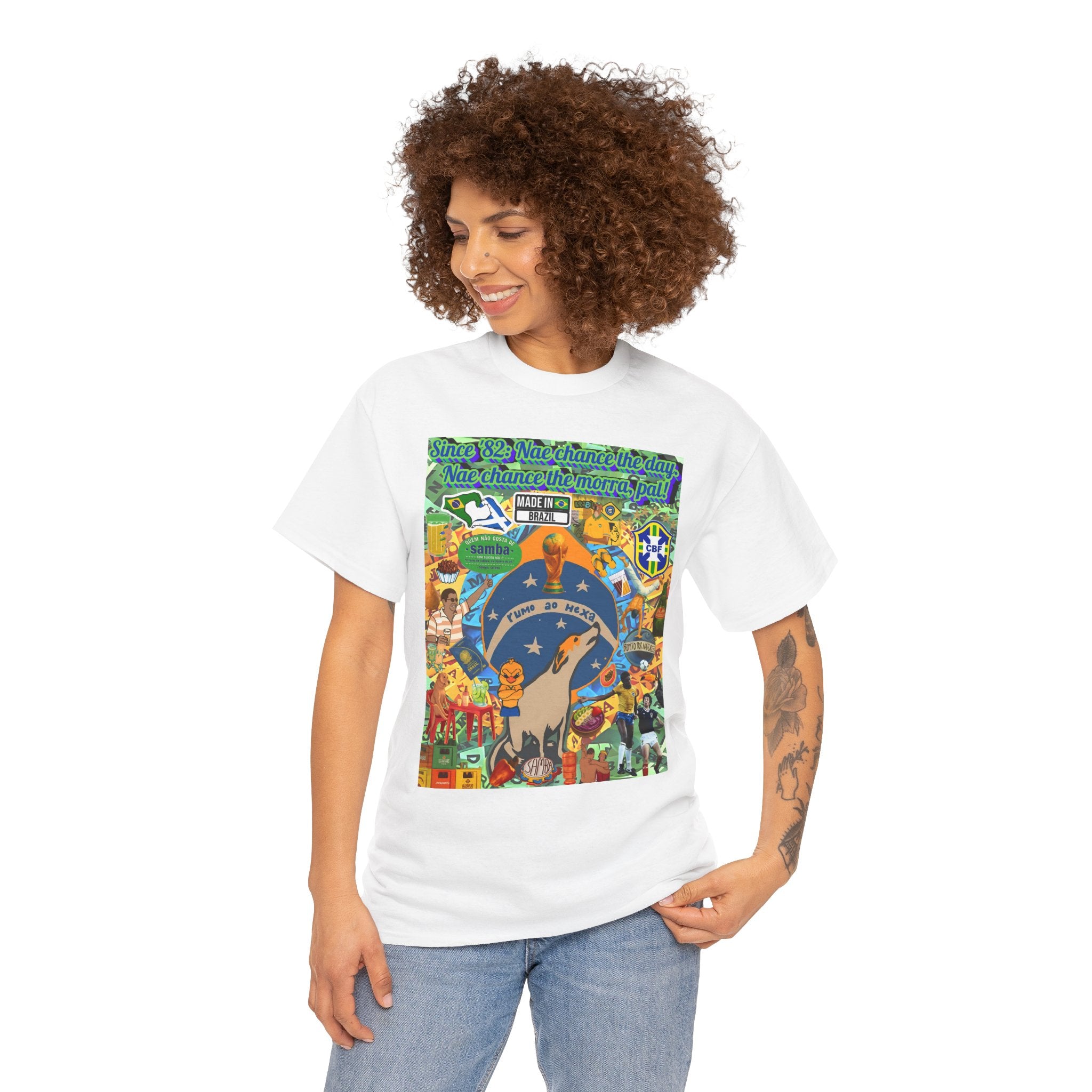 Unisex 100% Algodão OEKO-TEX® | Brasil x Escócia