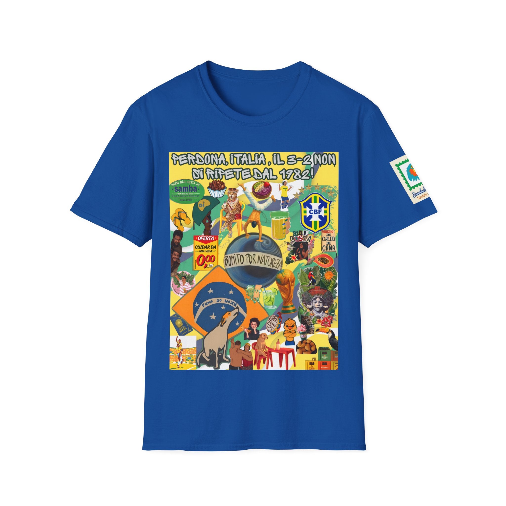 Unisex Graphic T-Shirt | Brasil x Itália