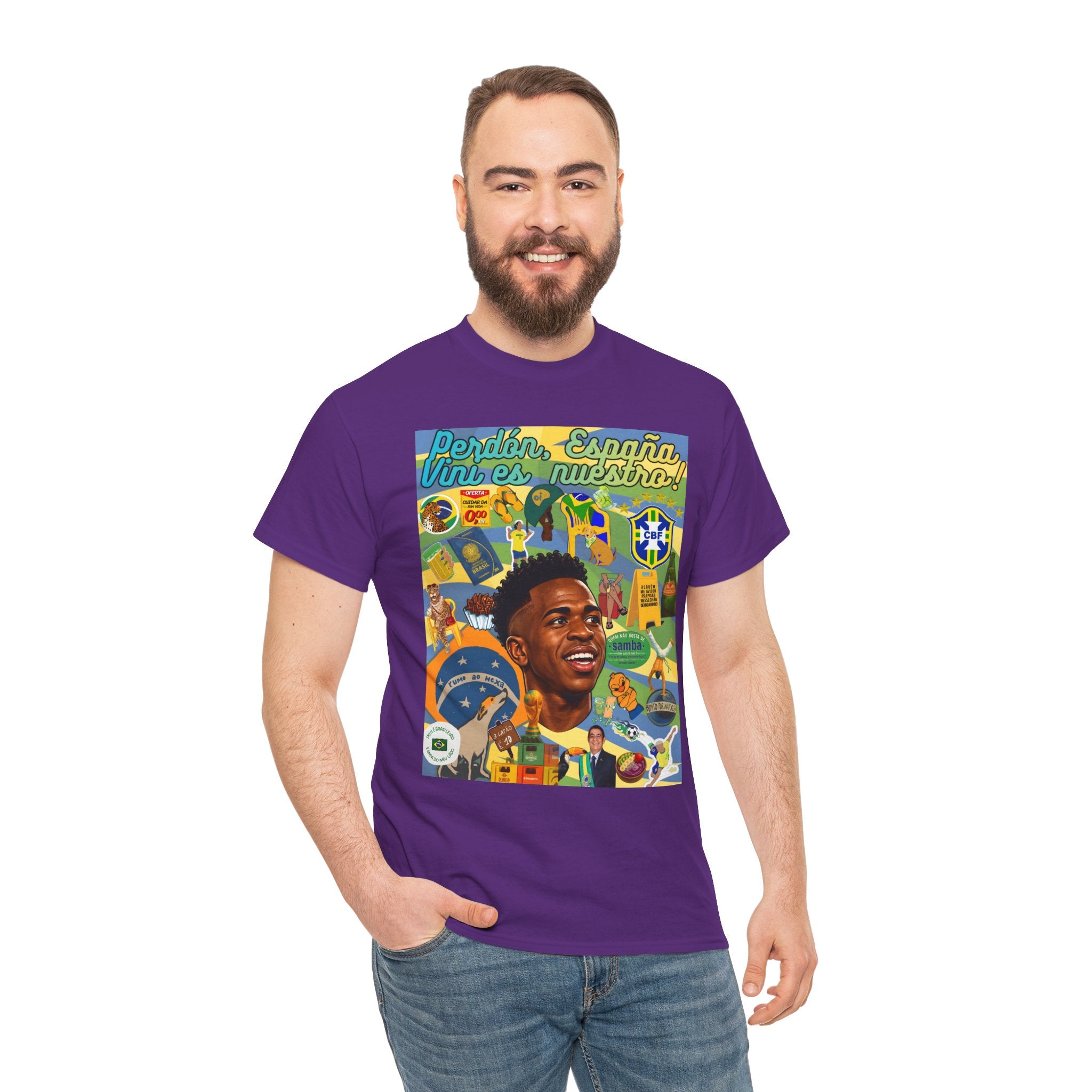 Unisex 100% Algodão OEKO-TEX®  | Brasil x Espanha