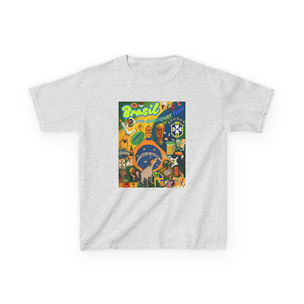 Unisex Kids 100% Algodão | Brasil em qualquer fuso!