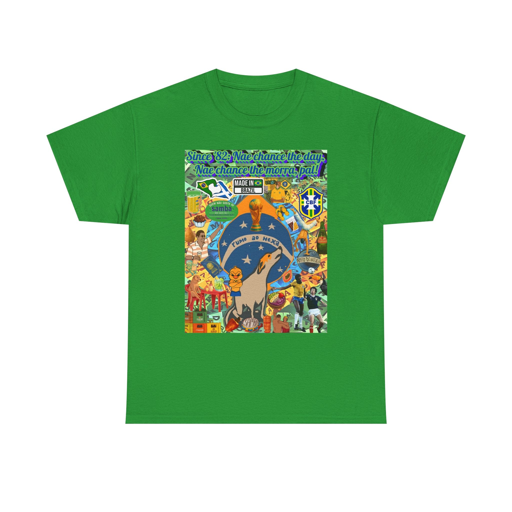 Unisex 100% Algodão OEKO-TEX® | Brasil x Escócia