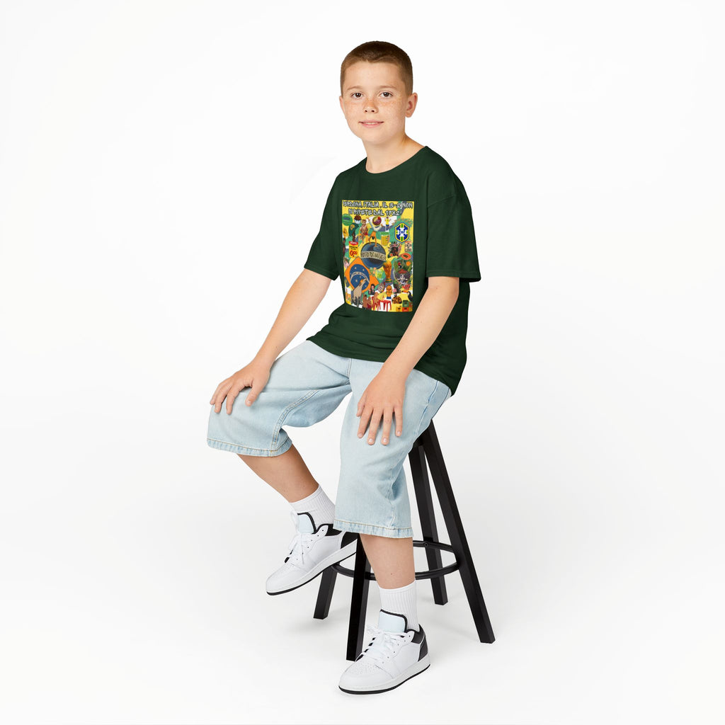 Unisex Kids 100% Algodão | Brasil x Itália