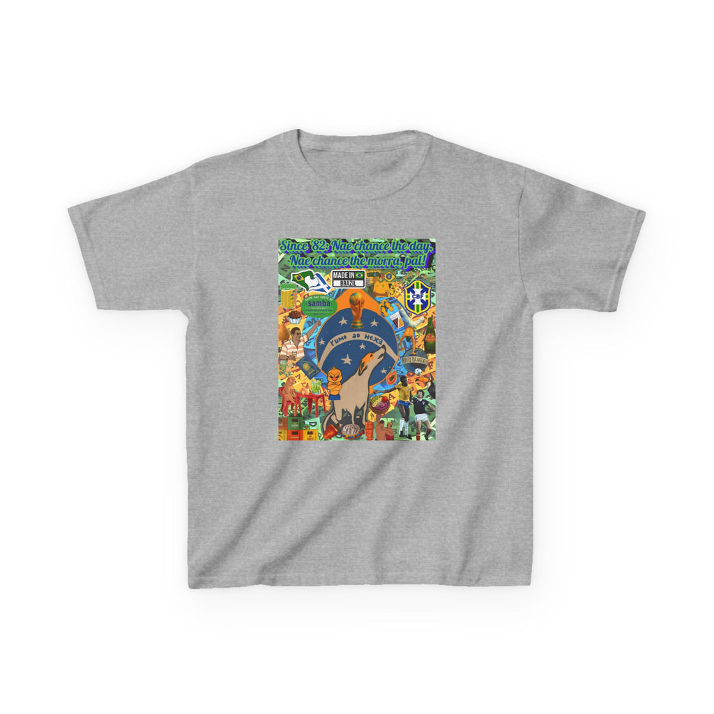 Unisex Kids 100% Algodão- Brasil x Escócia