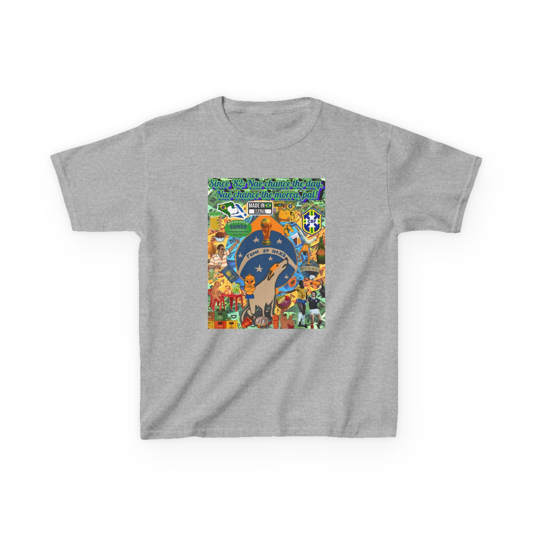 Unisex Kids 100% Algodão- Brasil x Escócia