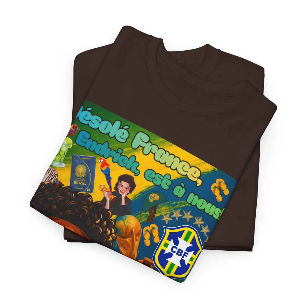 Unisex 100% Algodão OEKO-TEX®  | Brasil x Alemanha