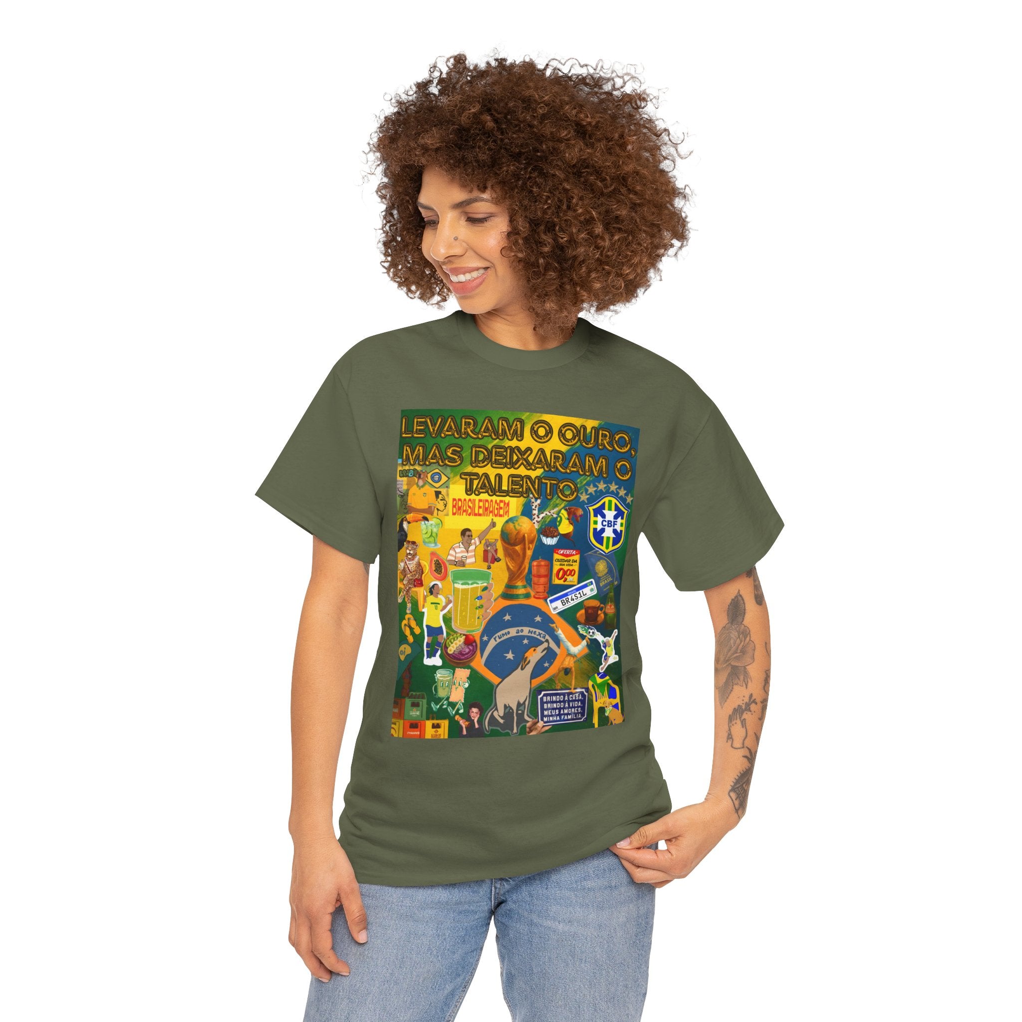 Unisex 100% Algodão OEKO-TEX®  | Brasil x Portugal