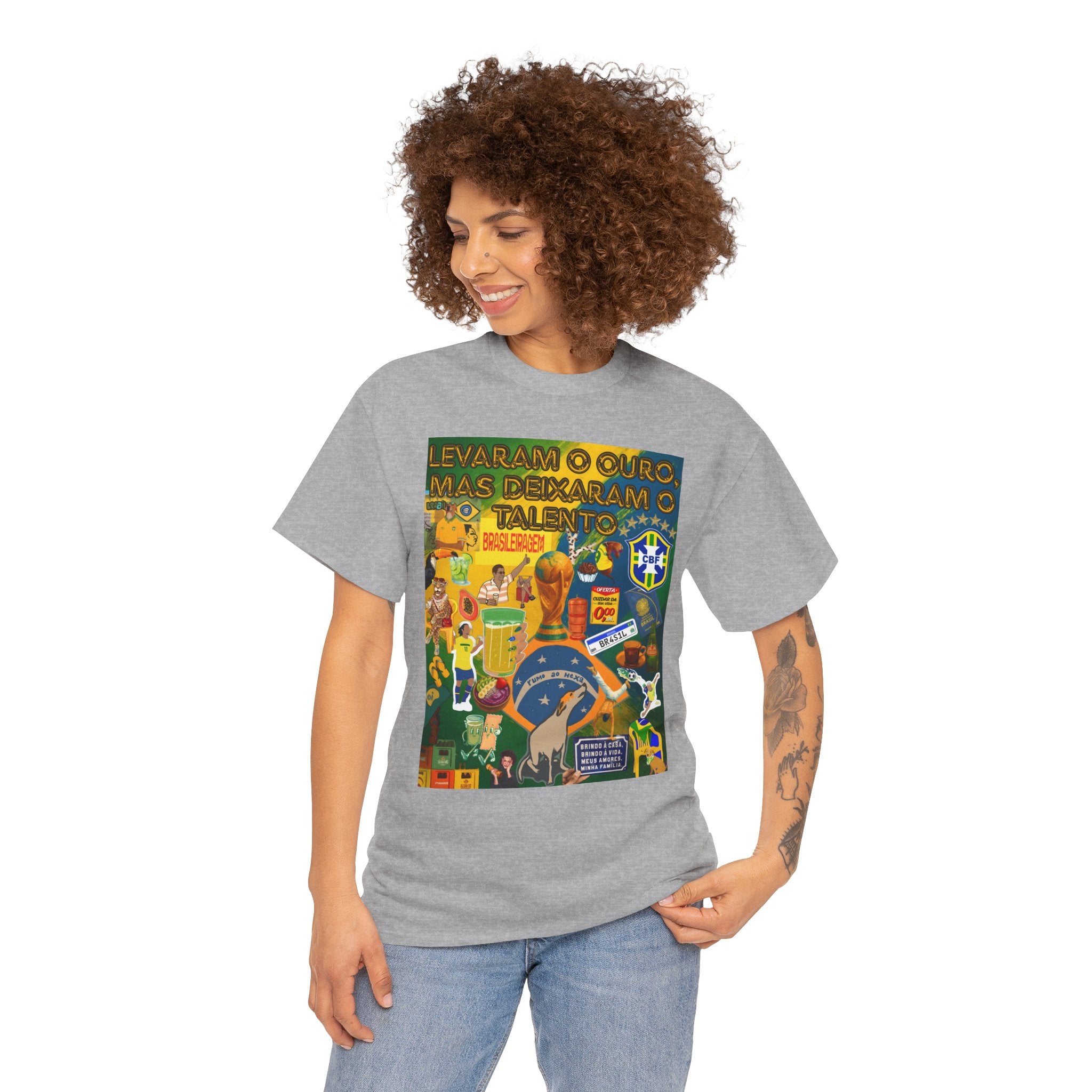 Unisex 100% Algodão OEKO-TEX®  | Brasil x Portugal