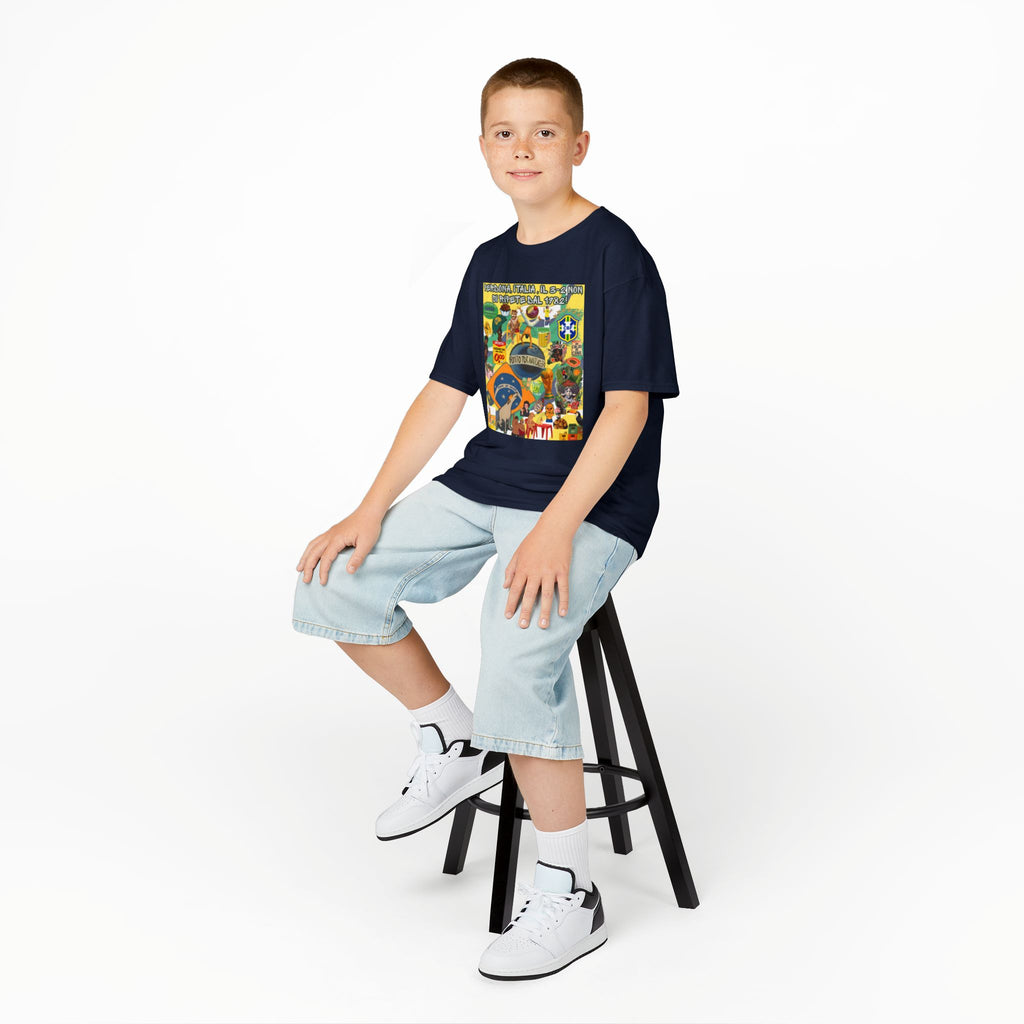 Unisex Kids 100% Algodão | Brasil x Itália