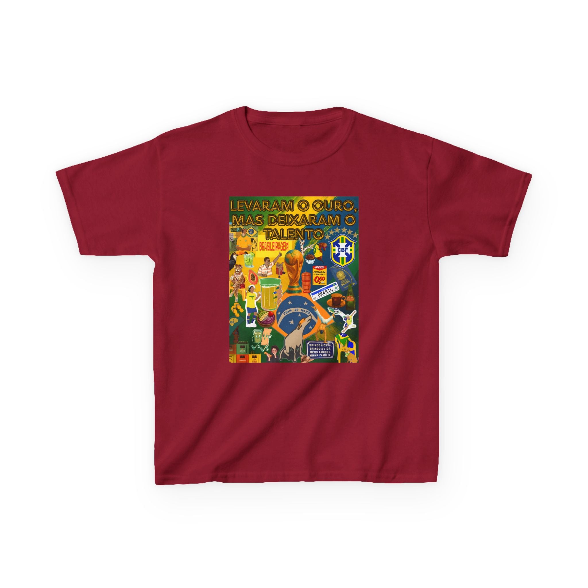 Unisex Kids 100% Algodão | Brasil x Portugal