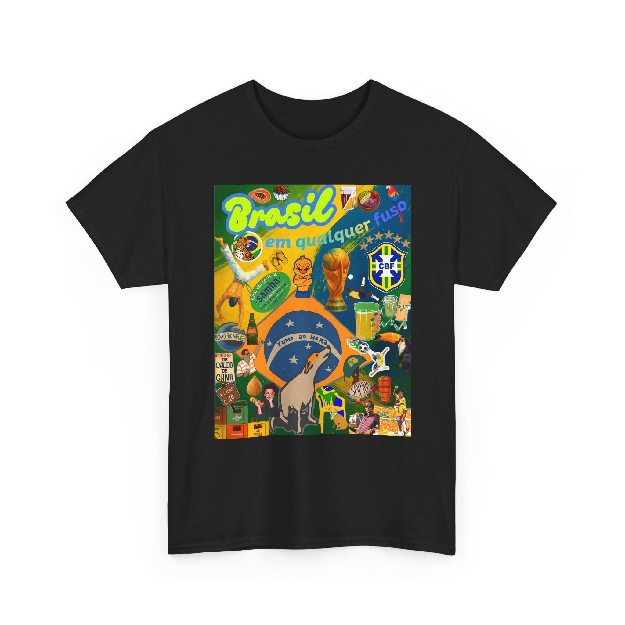 Unisex 100% Algodão OEKO-TEX®  | Brasil em qualquer fuso!