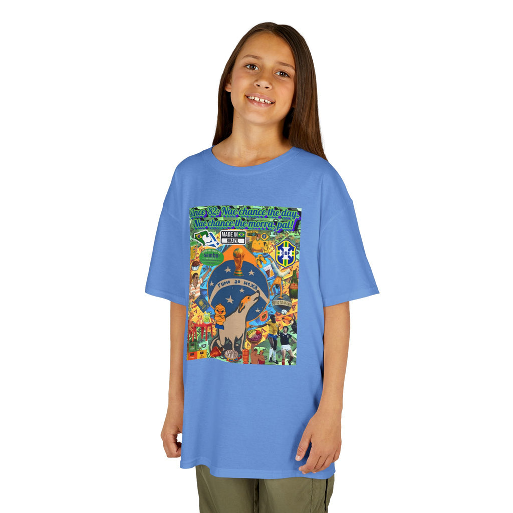 Unisex Kids 100% Algodão- Brasil x Escócia