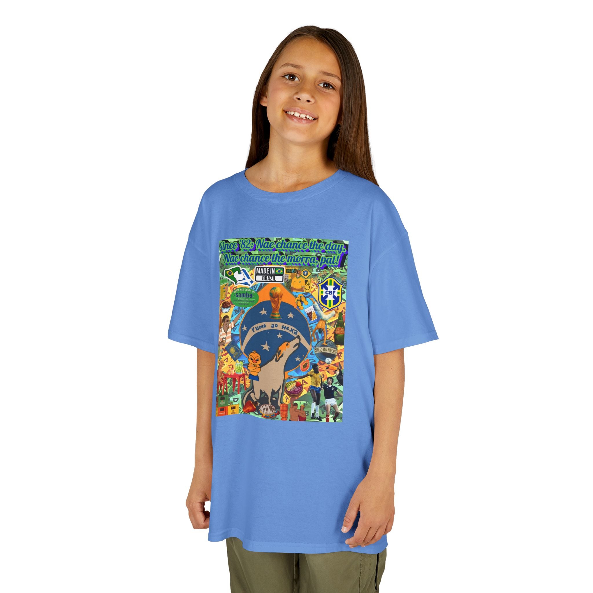 Unisex Kids 100% Algodão- Brasil x Escócia