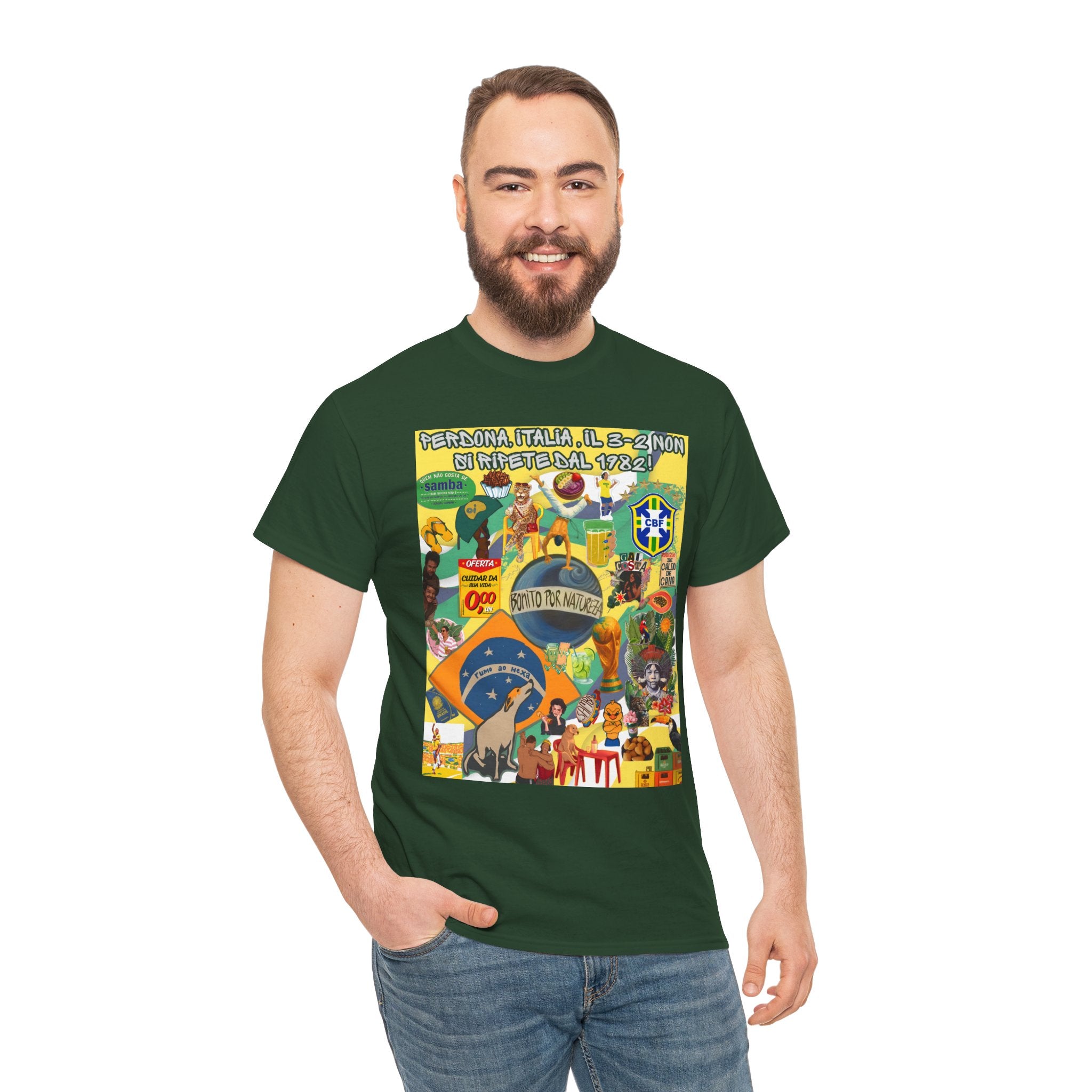 Unisex 100% Algodão OEKO-TEX® | Brasil x Itália