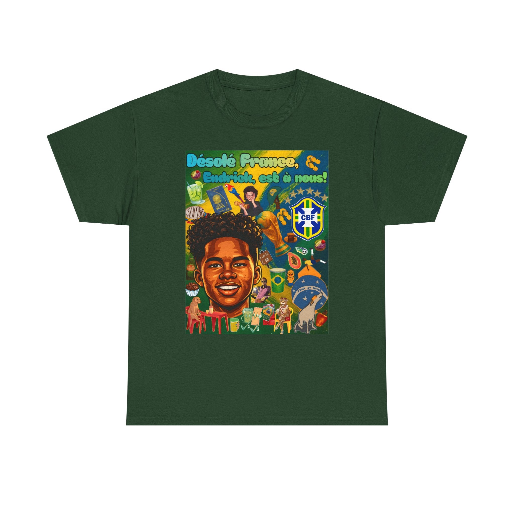 Unisex 100% Algodão OEKO-TEX®  | Brasil x França