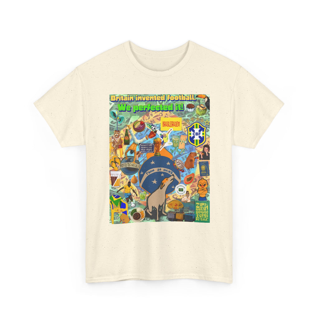 Unisex 100% Algodão OEKO-TEX®  | Brasil x Britain - O jogo nasceu lá, mas o Brasil o elevou a outro patamar!