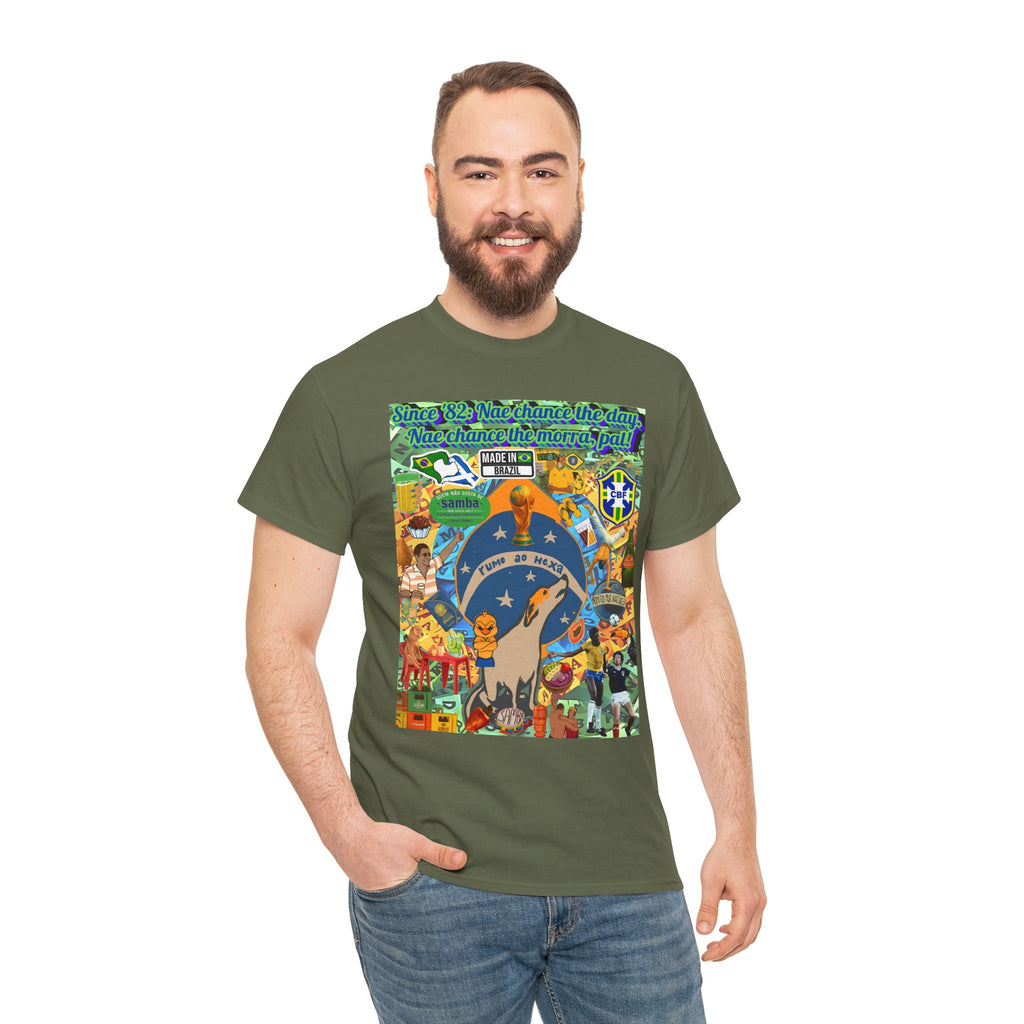 Unisex 100% Algodão OEKO-TEX® | Brasil x Escócia