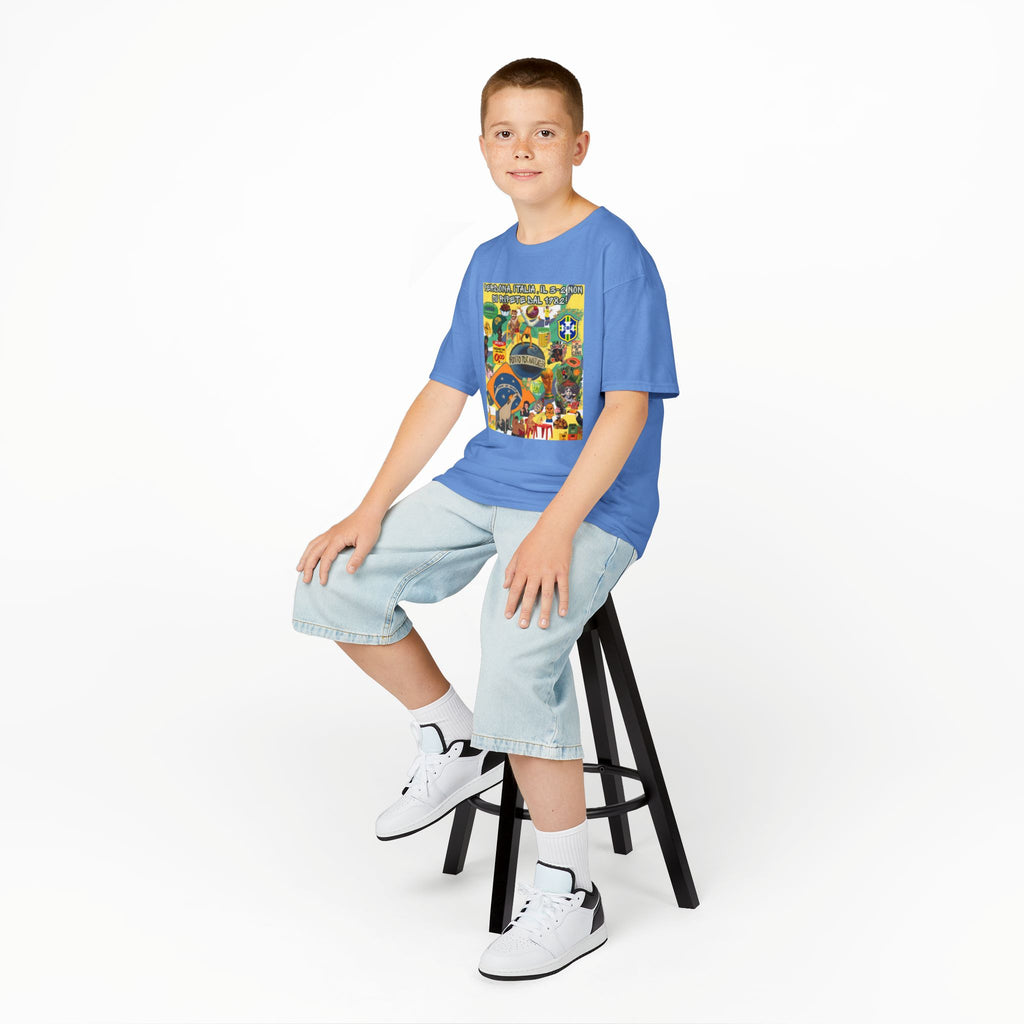 Unisex Kids 100% Algodão | Brasil x Itália