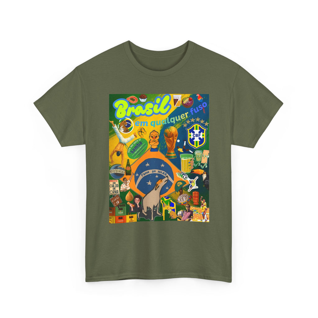 Unisex 100% Algodão OEKO-TEX®  | Brasil em qualquer fuso!