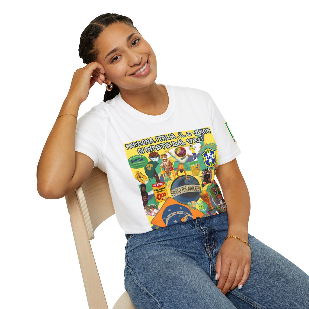Unisex Graphic T-Shirt | Brasil x Itália