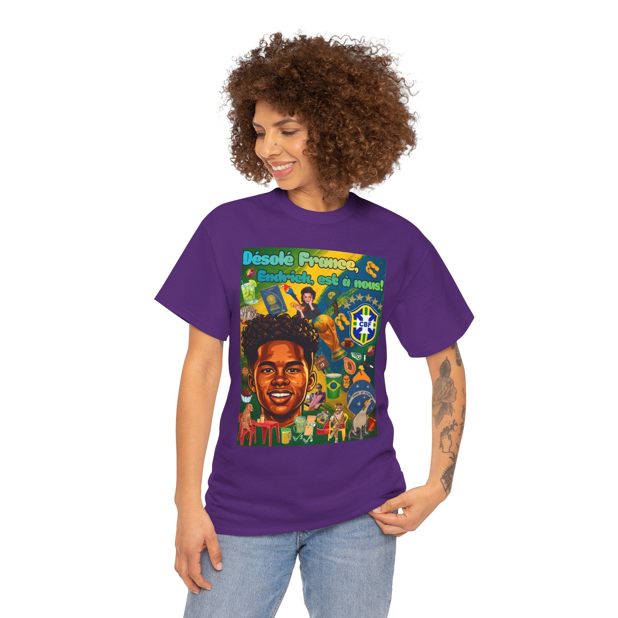 Unisex 100% Algodão OEKO-TEX®  | Brasil x França