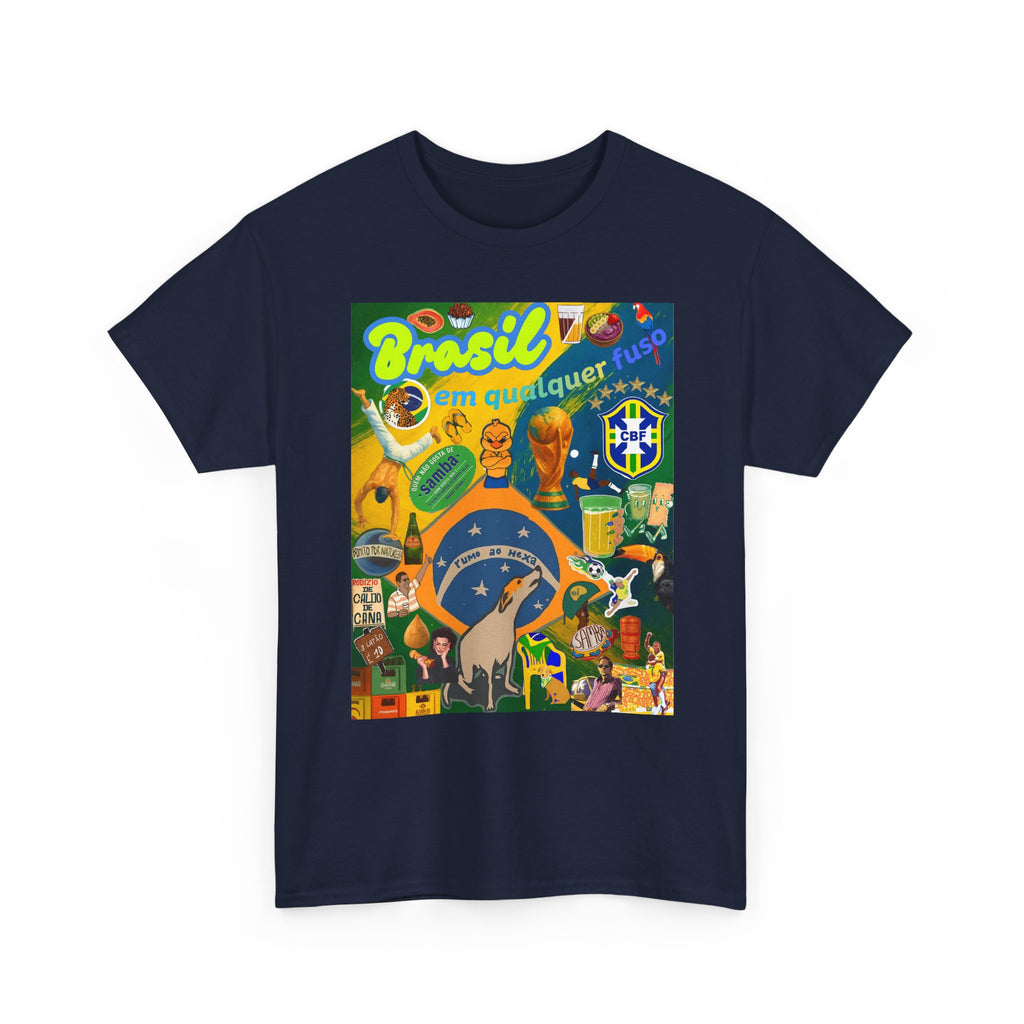 Unisex 100% Algodão OEKO-TEX®  | Brasil em qualquer fuso!