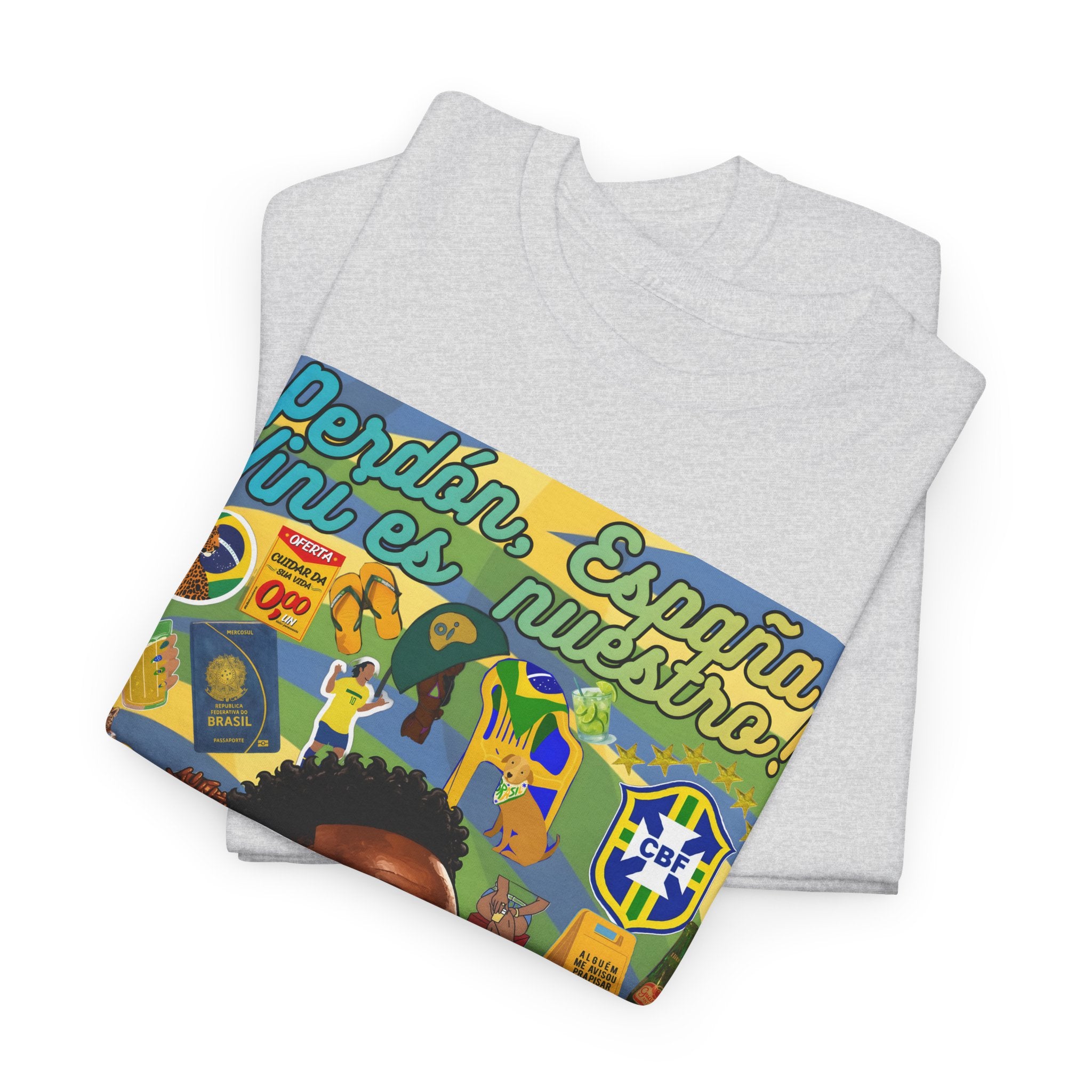 Unisex 100% Algodão OEKO-TEX®  | Brasil x Espanha