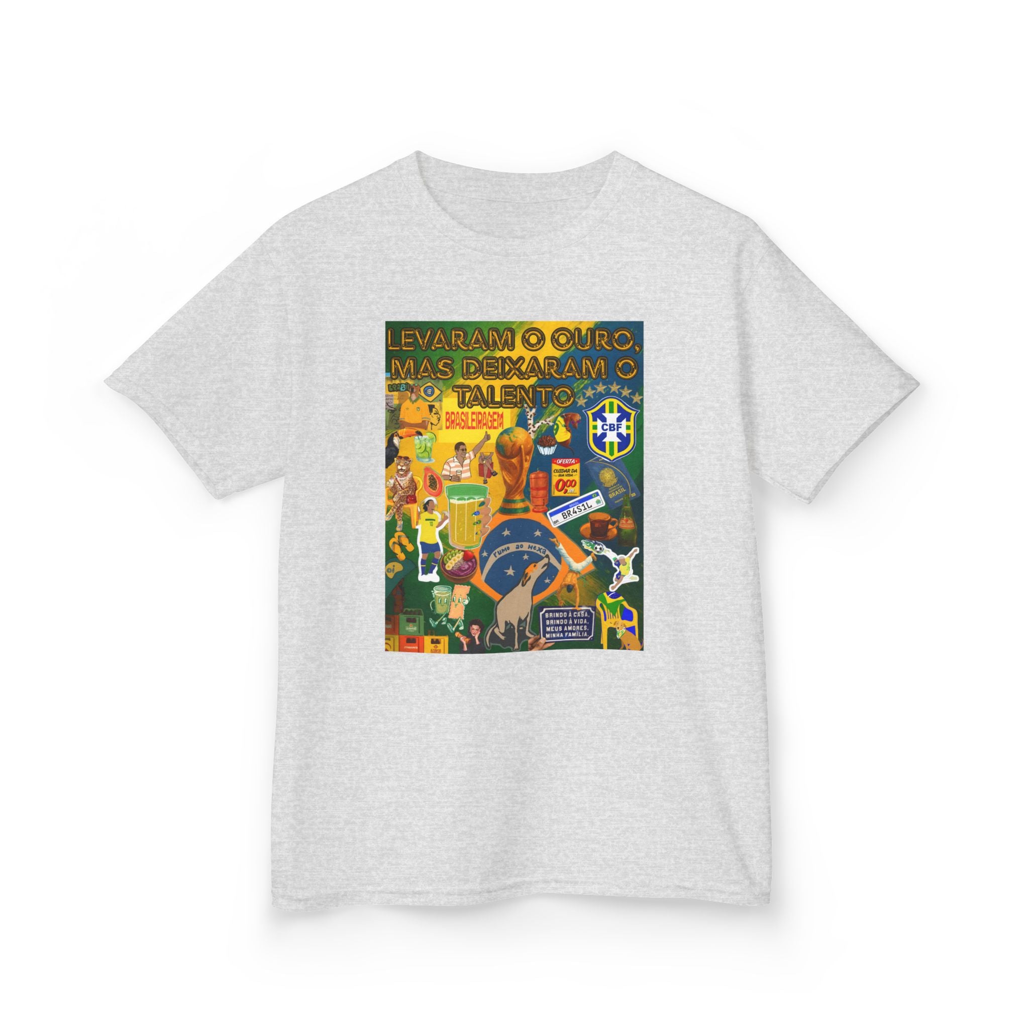 Unisex Kids 100% Algodão | Brasil x Portugal