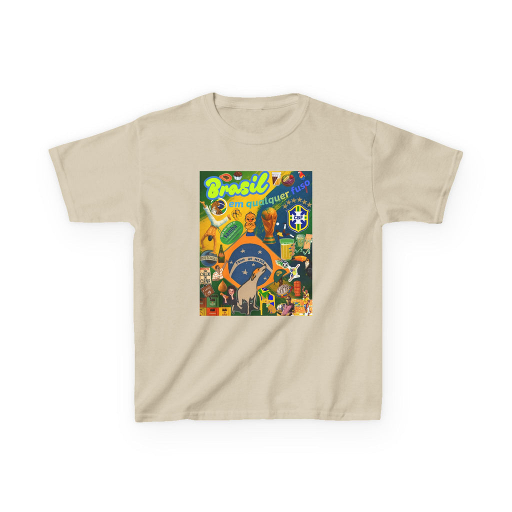 Unisex Kids 100% Algodão | Brasil em qualquer fuso!