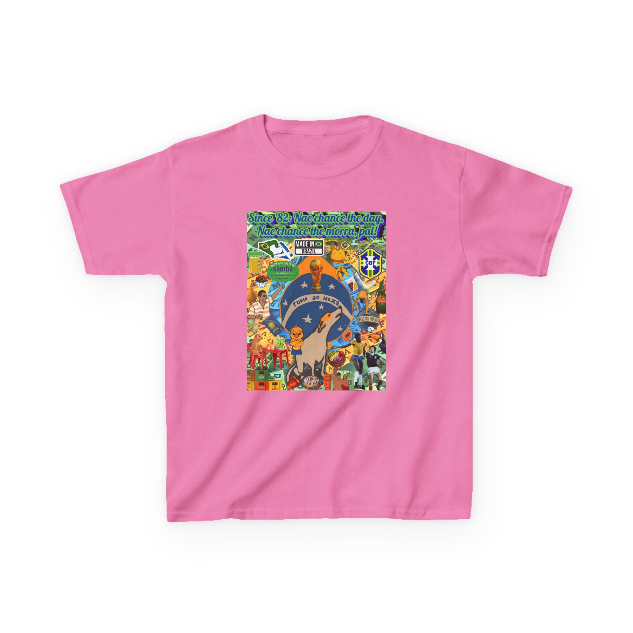 Unisex Kids 100% Algodão- Brasil x Escócia