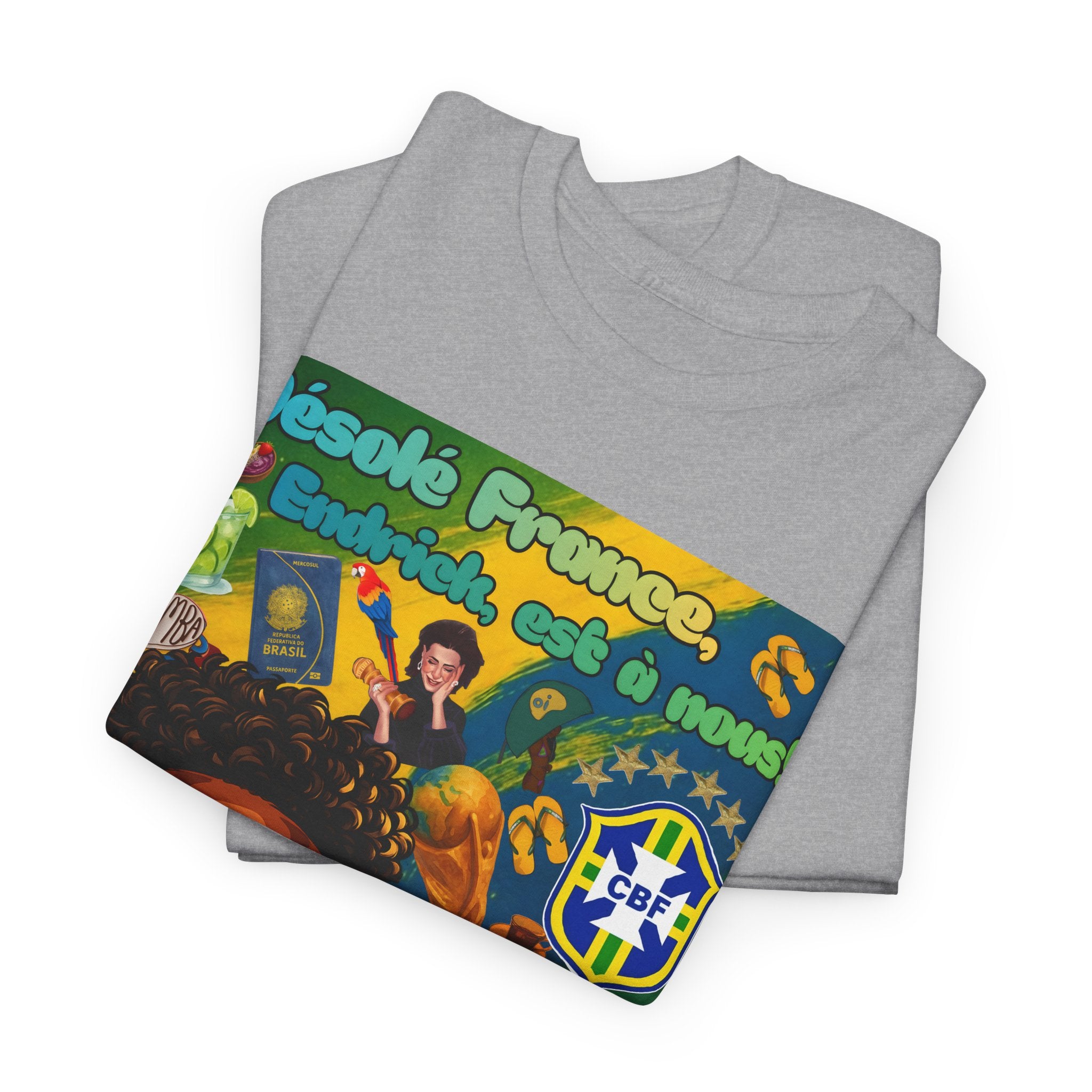 Unisex 100% Algodão OEKO-TEX®  | Brasil x Alemanha