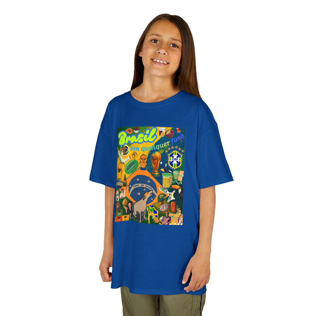 Unisex Kids 100% Algodão | Brasil em qualquer fuso!